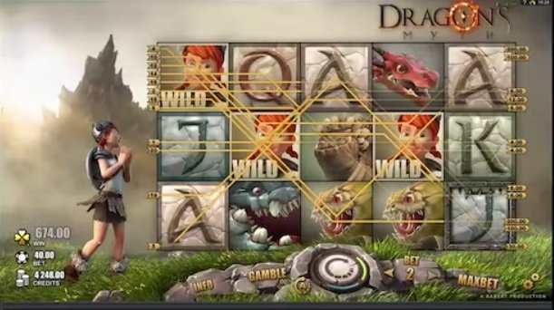 Slot game Dragon's Myth - Explore the kingdom of Dragons